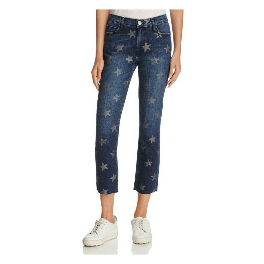 Current/Elliott The Slim Cropped Straight Rollin Star Jeans